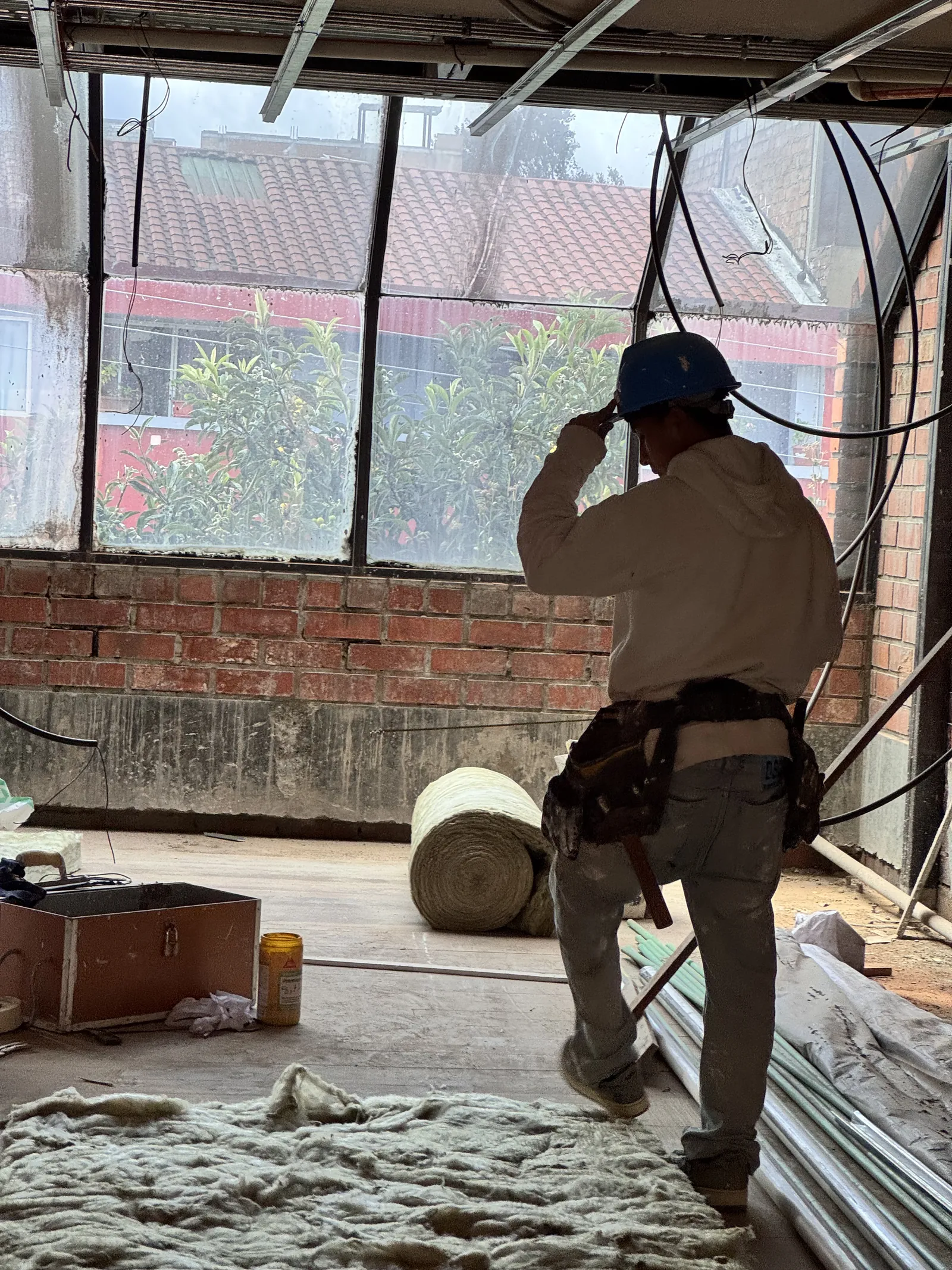 Obra en proceso de Anthara — proyecto La Colonia, Loja